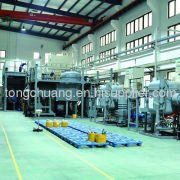 Production procedure and workshop--Strip casting