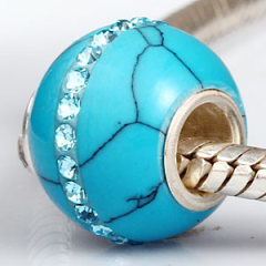 New China Cheap Swarovski Crystal european Bead For european Bracelets