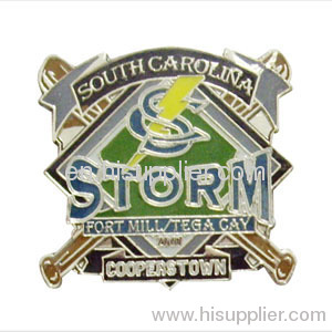 lapel pin with steel sports pin