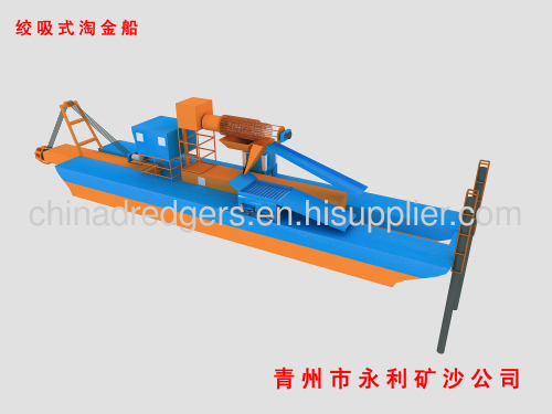 Hot Selling hydraulic Cutter Suction Gold Dredger