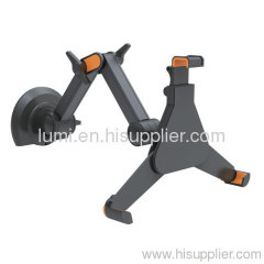 Aluminum Under Wall Mount iPad Holder with Swivel Arms