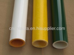 Color painted glass fiber tube
