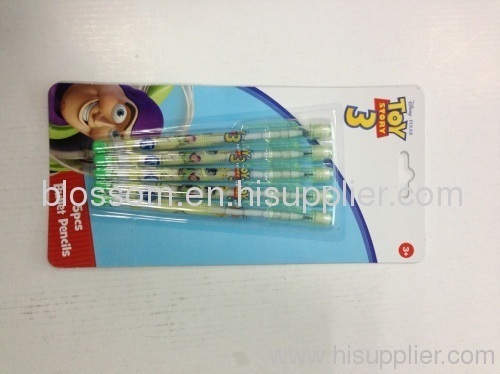toy story3 stationery set for kid 5pcs bullet pencils gift stationery sets