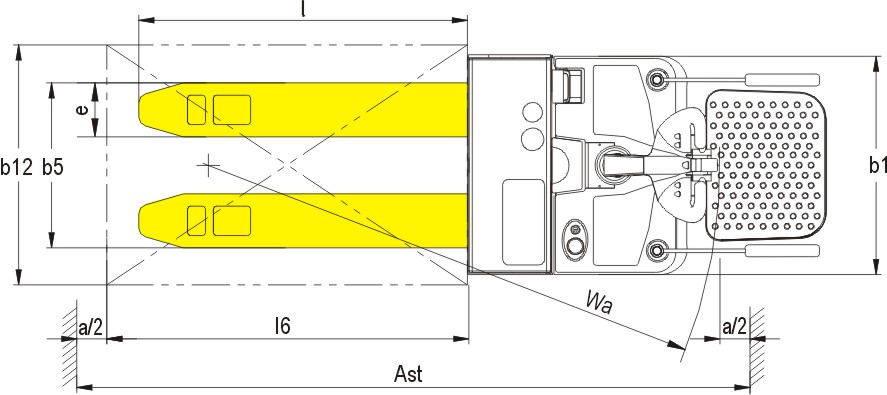 Stand-on Electric pallet truck