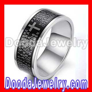 One Direction Two Finger Fashion Ring Cross Wholesale