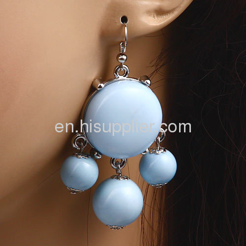 Fashion Chandelier Shaped Bubble Beads J CREW Drop Earrings