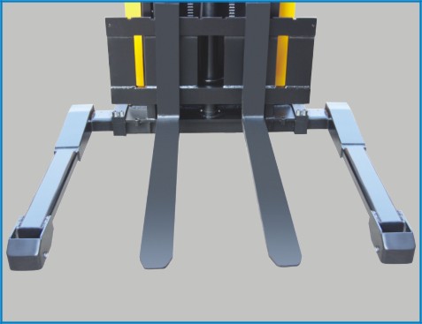 Fixed Legs & Adjustable Forks Full Electric Stacker