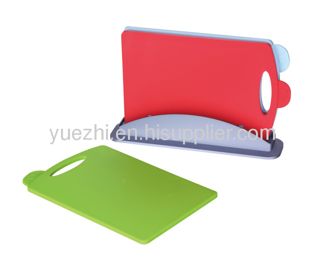 plastic 3pcs index chopping board 