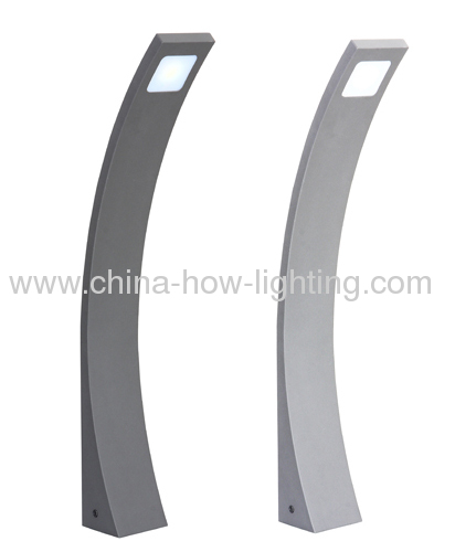 3W Aluminium LED Garden Lamp IP54with Graceful Arc-Shape 