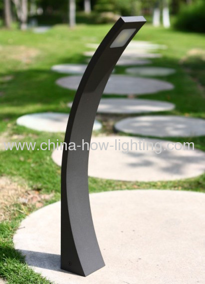 3W Aluminium LED Garden Lamp IP54with Graceful Arc-Shape 