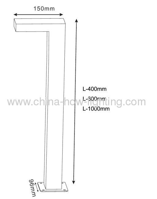 3W Aluminium Garden Lamp IP54 with Build-in constant Current Driver