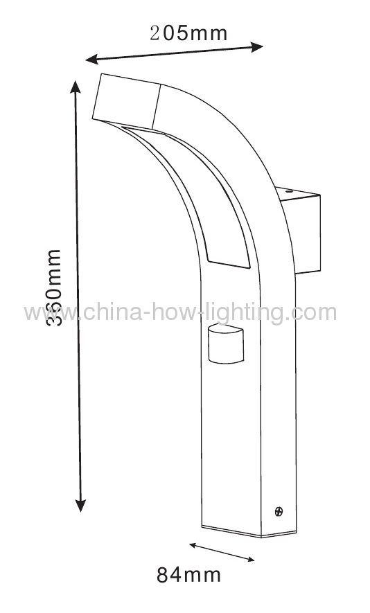 4W Aluminium Garden Lamp IP54 with 3528SMD Epistar Taiwan Chips