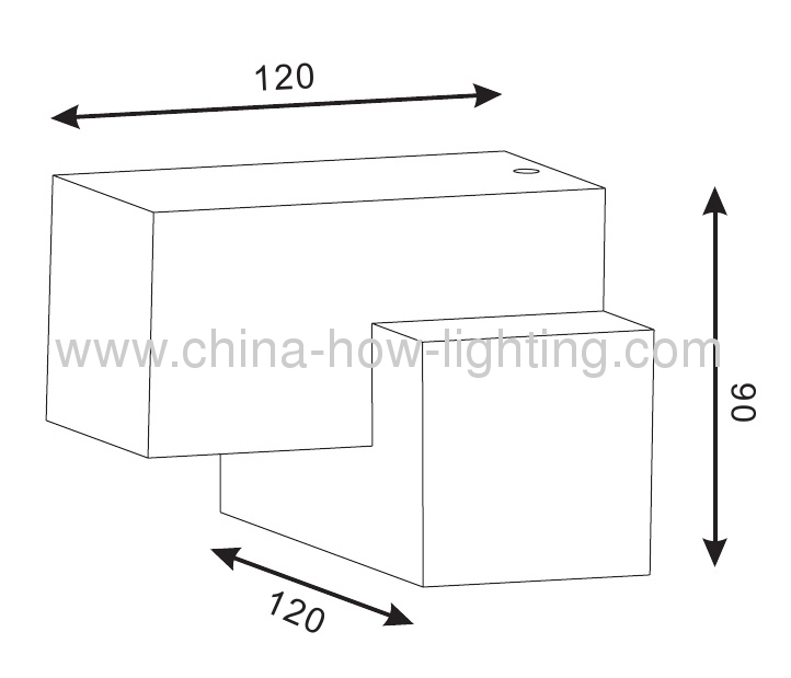 3W Aluminium Garden Lamp IP54 with Epistar Taiwan Chip