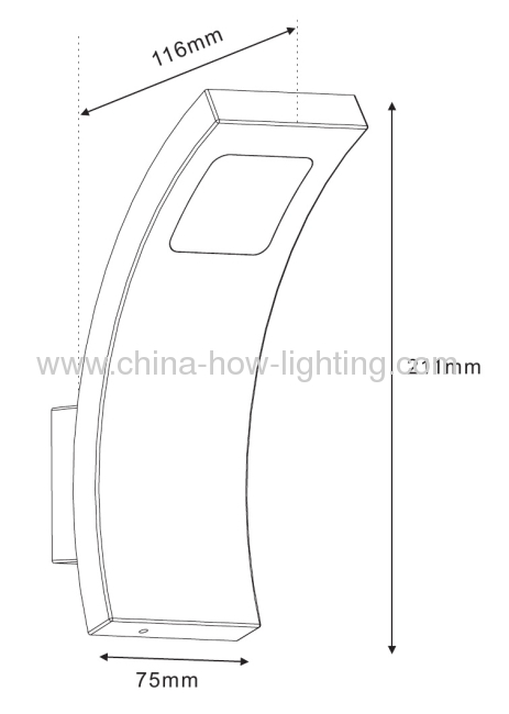 3W Aluminium Garden Lamp IP54 with Build-in Costant Current Driver