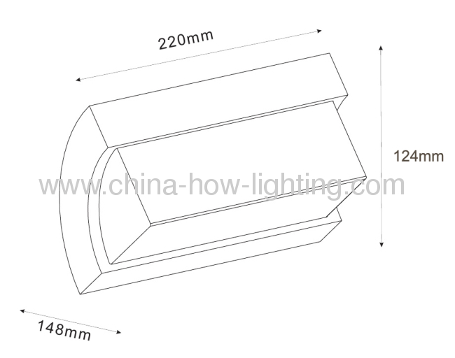 4W Aluminium Garden Lamp IP54 with 5050SMD Epistar Taiwan Opal HIPP Material