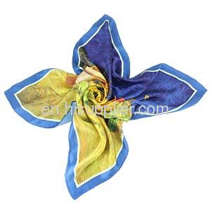 Cheap High QualityFashion Silk Scarf Square For Women