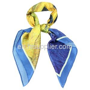 Cheap High QualityFashion Silk Scarf Square For Women