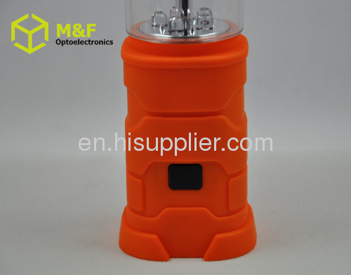 5LED hand crank solar outdoor camping lantern 