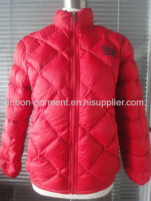 2013 NEW ELEGANT SHORT RED WINTER JACKET