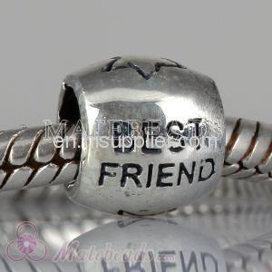 Best Frienf Friendship european Silver Bracelet Beads Wholesale