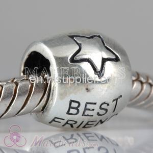 Best Frienf Friendship european Silver Bracelet Beads Wholesale