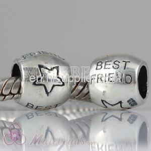 Best Frienf Friendship european Silver Bracelet Beads Wholesale