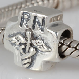 Fashion 925 Sterling Silver Chamilia RN Nurse Charm Beads Wholesale