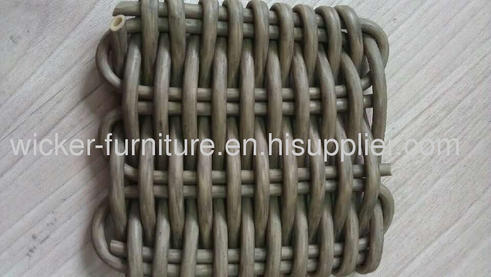 Round outdoor wicker furniture sectional sofa