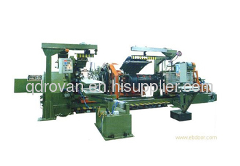 All steel radial ply tyre single stage building machine