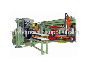 All steel radial ply tyre single stage building machine