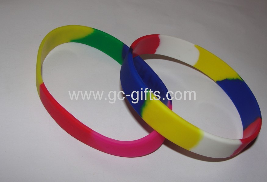 Promotional silicone wristband with logo