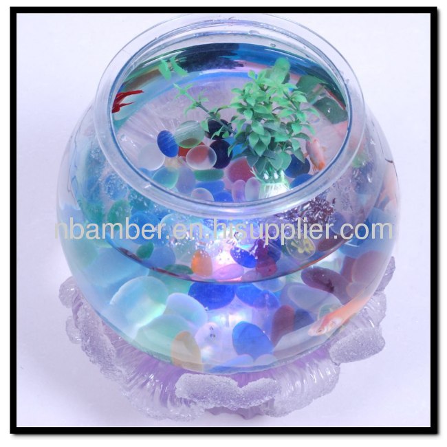 fish tank with spray base