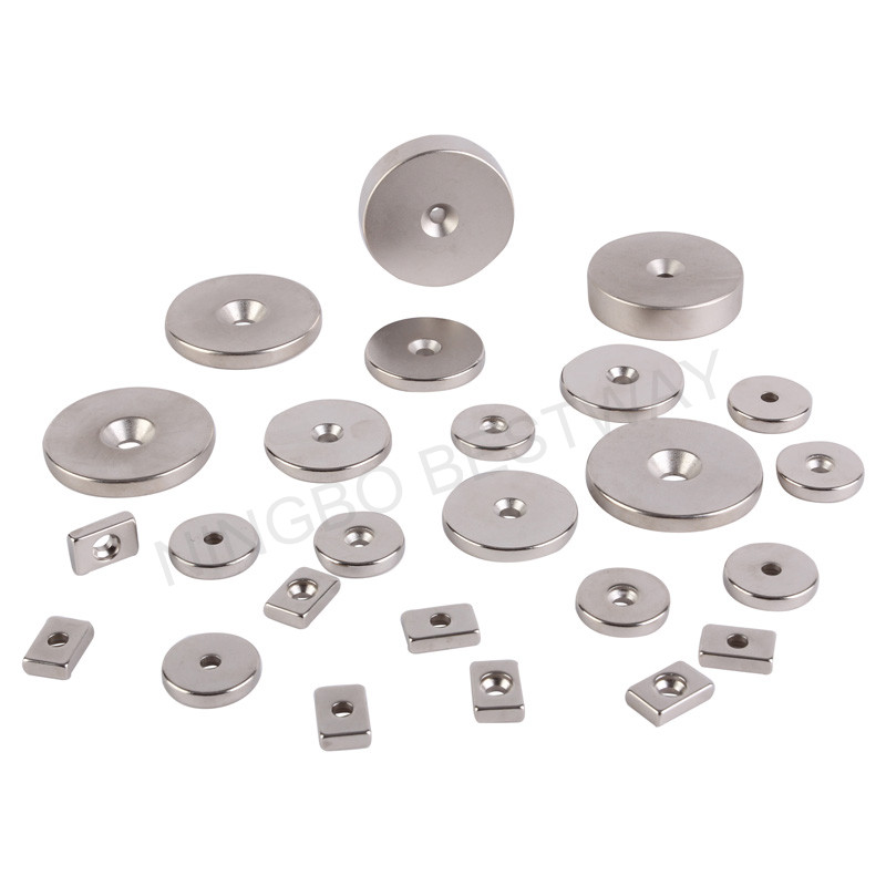 Different shapes NdFeB Countersunk Magnets 