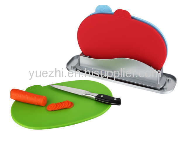 3pcs index chopping board with water pan