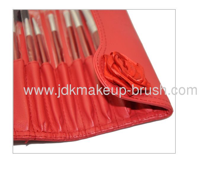 Delicated Red Rose Makeup PU Pouch