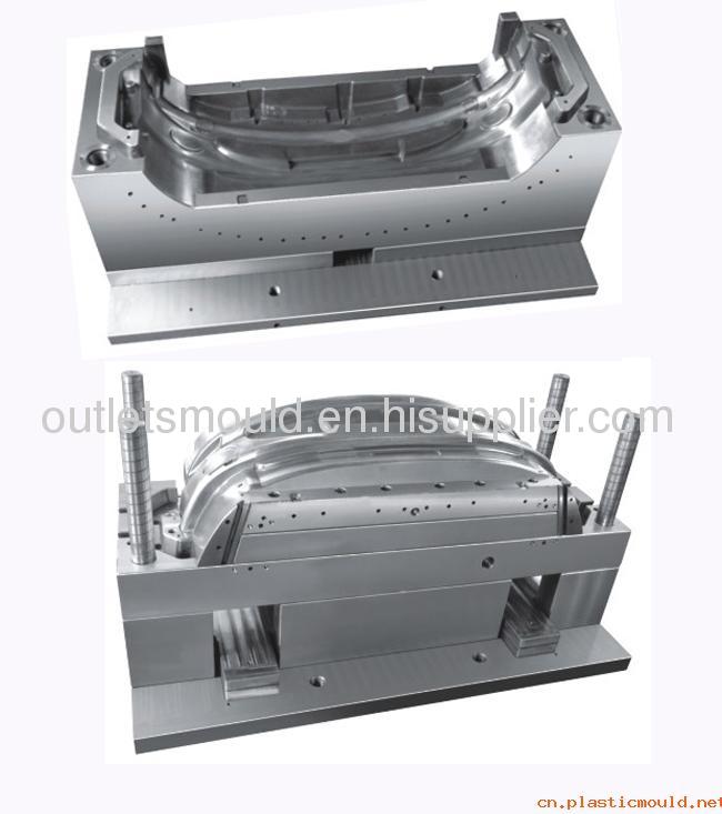 Plastic injection bumper mould manufacture