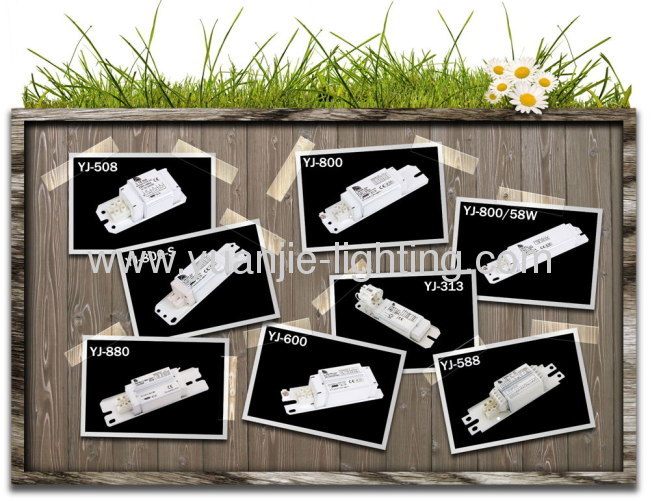 T8 fluorescent lamps 36W/40W Magnetic ballasts 