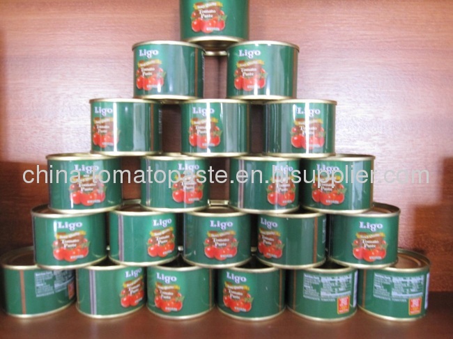 140G*50tins brix 28-30% canned tomato paste