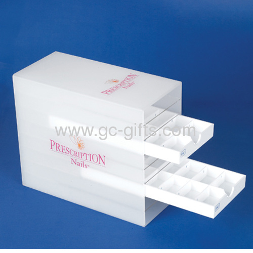 Seamless acrylic display boxes 