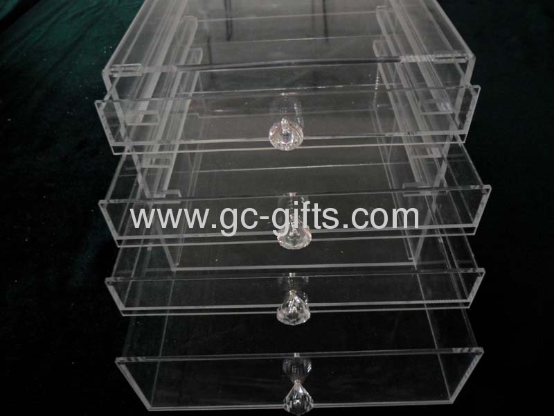 Cheap clear acrylic storage boxes