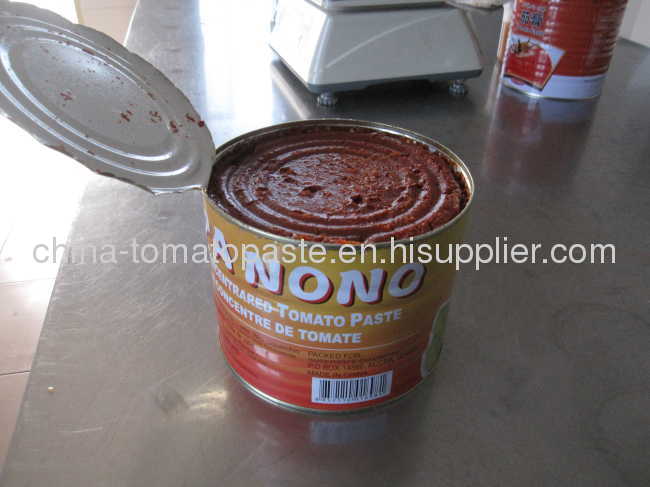 70g*100tins Canned 100% pure tomato paste