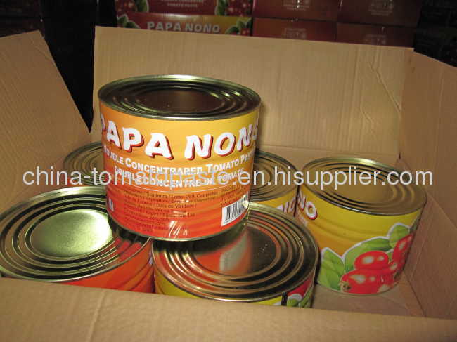70g*100tins Canned 100% pure tomato paste