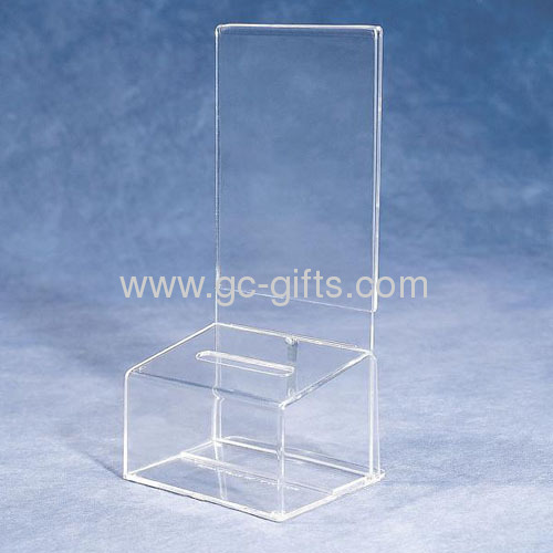 Acrylic display boxes for cards
