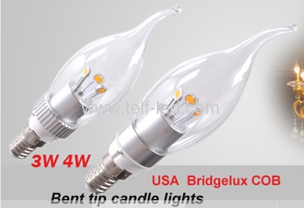 2700-3000k warm white 5W E27 led candle light with EPISTAR LED SOURCE