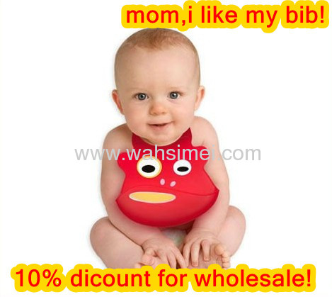Cheap Waterproof Silicone Infant Bibs For Baby 
