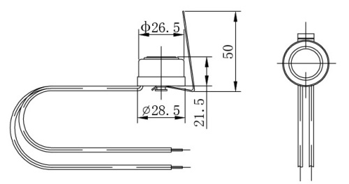 Refrigerator thermal cutoffbimetal disc thermostat