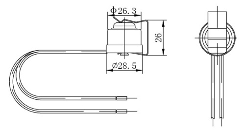 waterproof dust proofwelded vinyl tubes thermostat