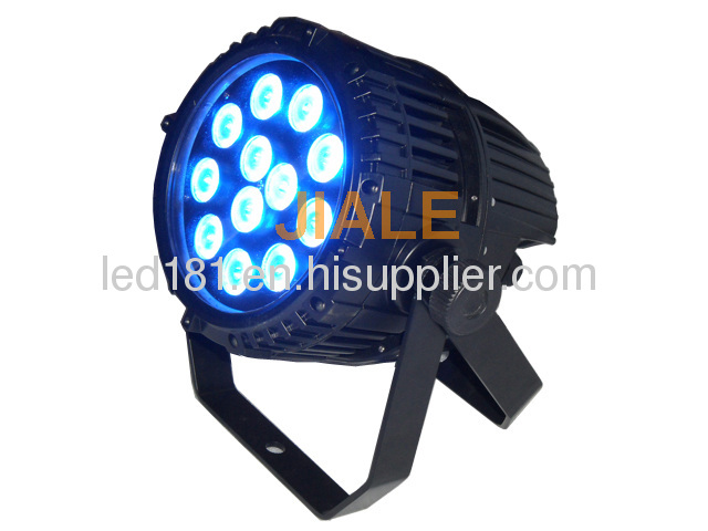 12 pcs 5in1 rgbwa led par light,high quality RGBW full colours par light