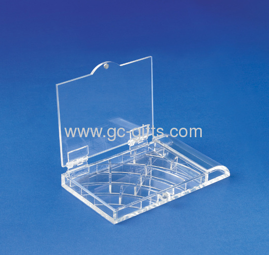 Countertop clear acrylic makeup holders