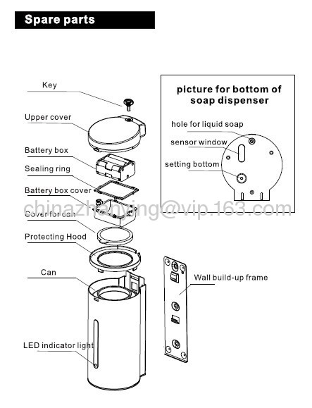 Automatic soap dispenser ZY-610D